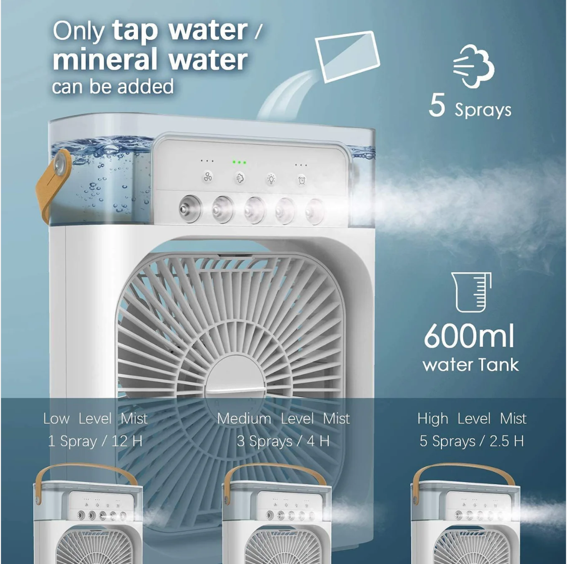 MINI AIR COOLER FAN - USB Portable Cooling Fan